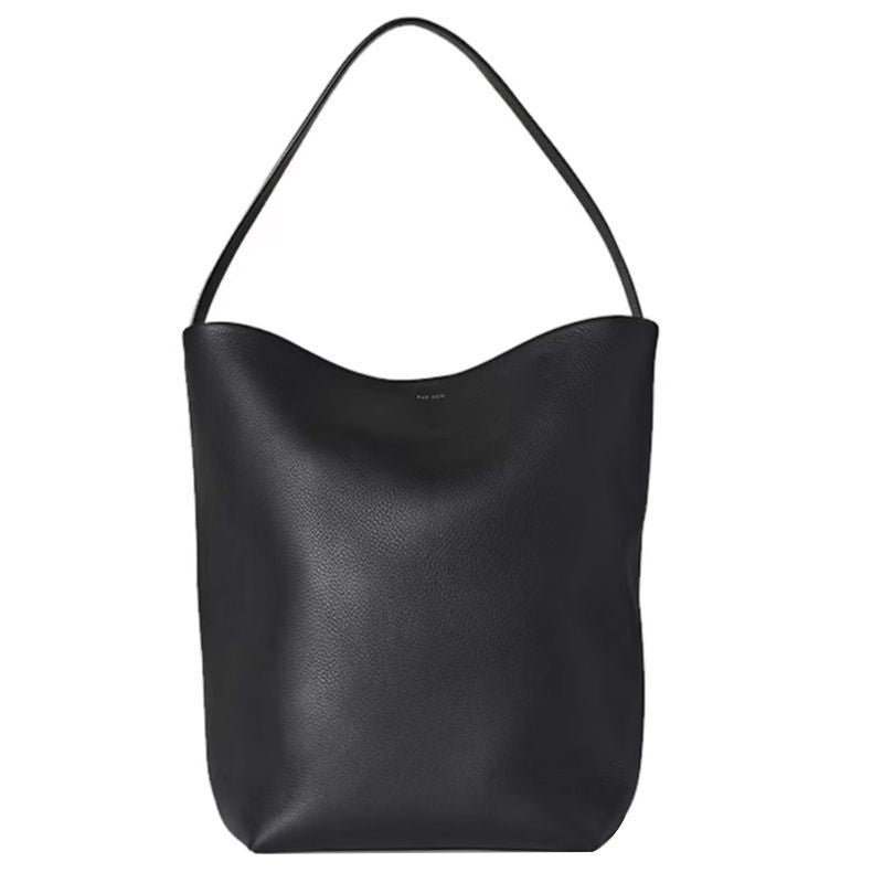 The Row Bucket Bag Genuine Leather Large Capacity Tote Bag European And American Fashion Shoulder Casual Women&#039;s Bag