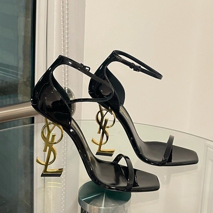 Women&#039;s High-heeled Sandals With Thin Heeled YS For Summer New Arrival Shengluo Blue High-end Boutique Slimming