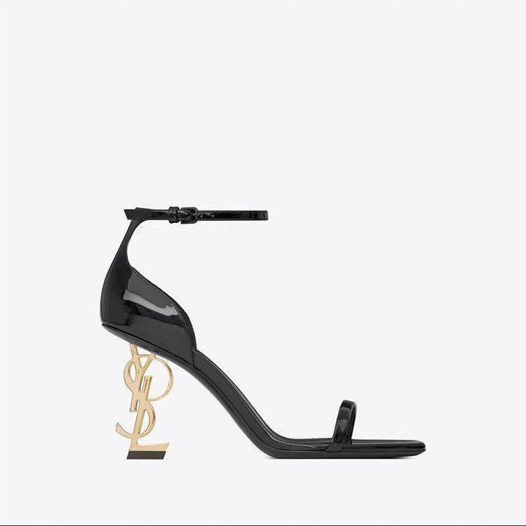 Women&#039;s High-heeled Sandals With Thin Heeled YS For Summer New Arrival Shengluo Blue High-end Boutique Slimming